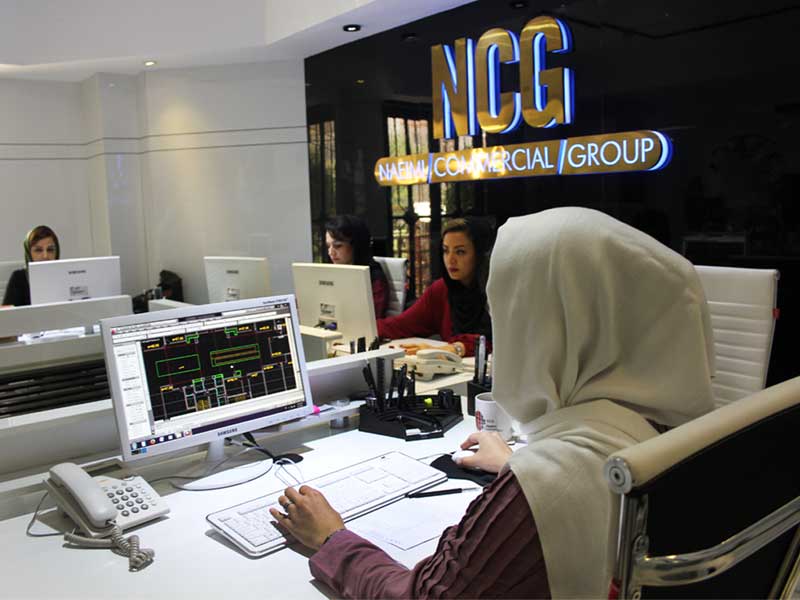 بخش بازاریابی شرکت نعیمی